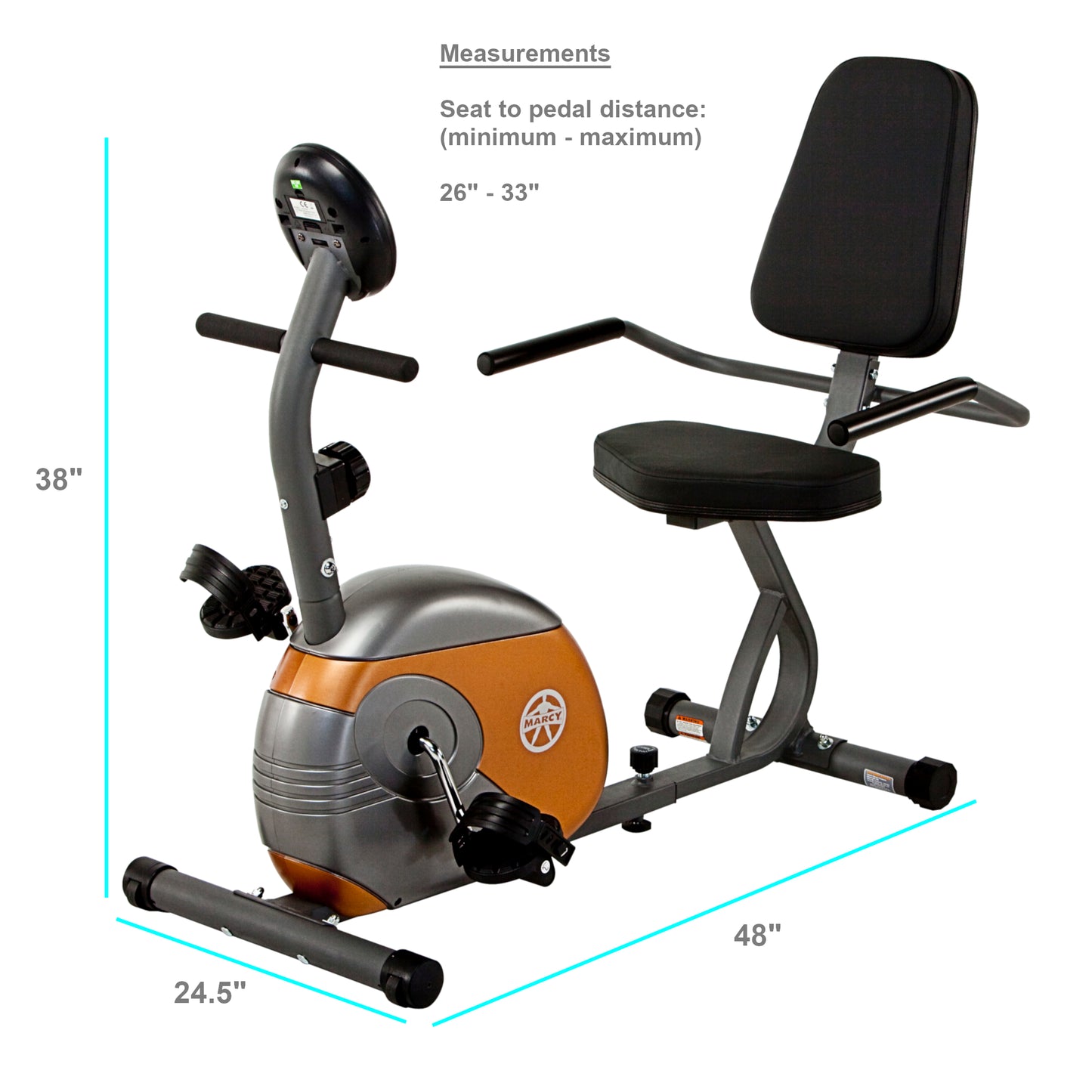 Recumbent Exercise Bike: ME-709