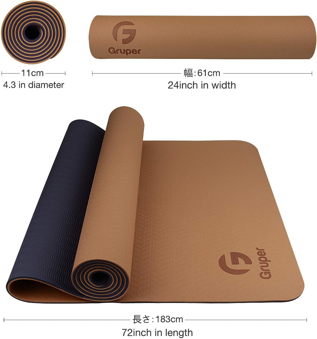 Non-Slip Yoga Mat – Eco-Friendly Fitness Mat with Carrying Strap