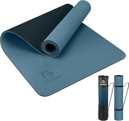 Non-Slip Yoga Mat – Eco-Friendly Fitness Mat with Carrying Strap