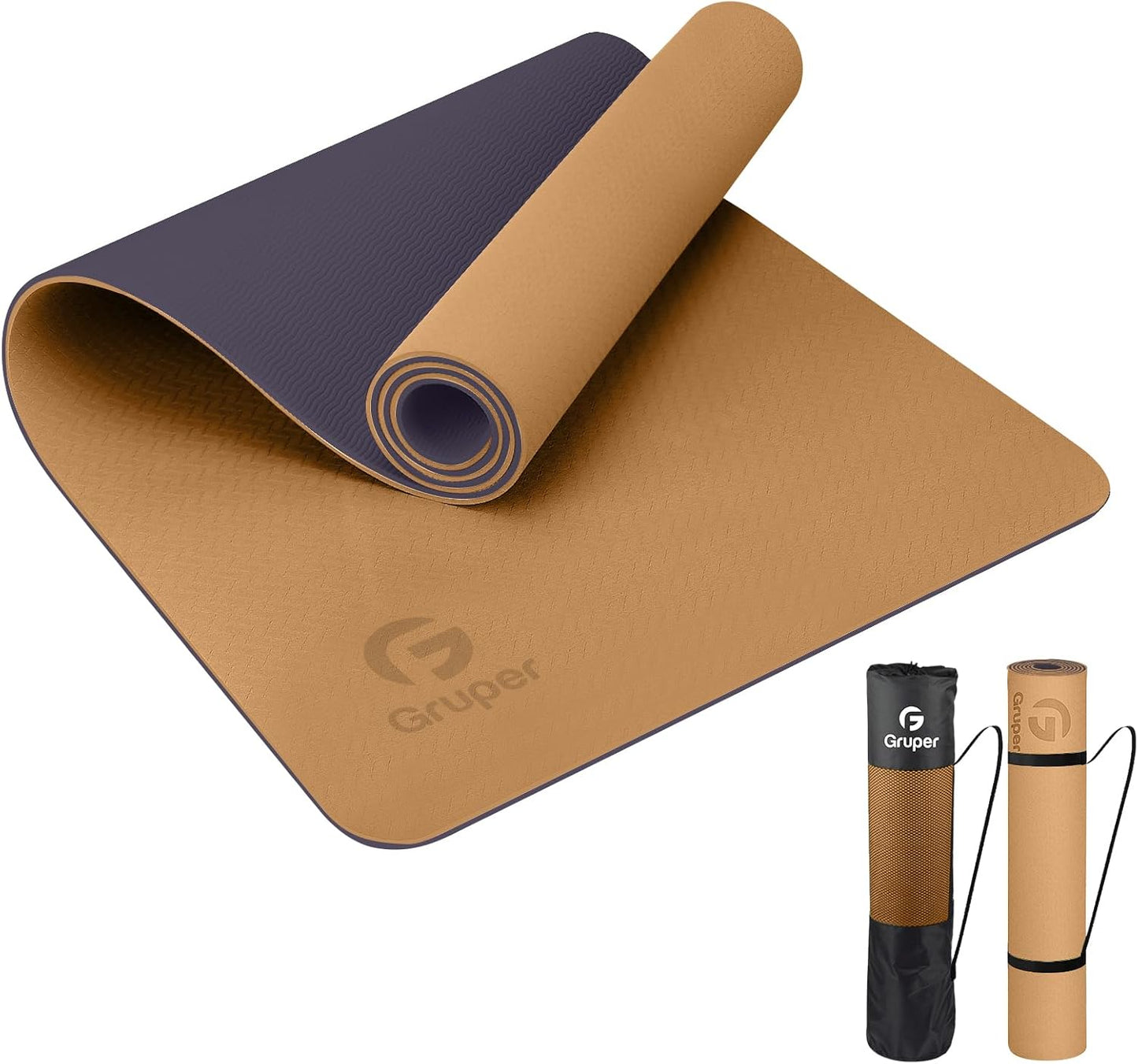 Non-Slip Yoga Mat – Eco-Friendly Fitness Mat with Carrying Strap