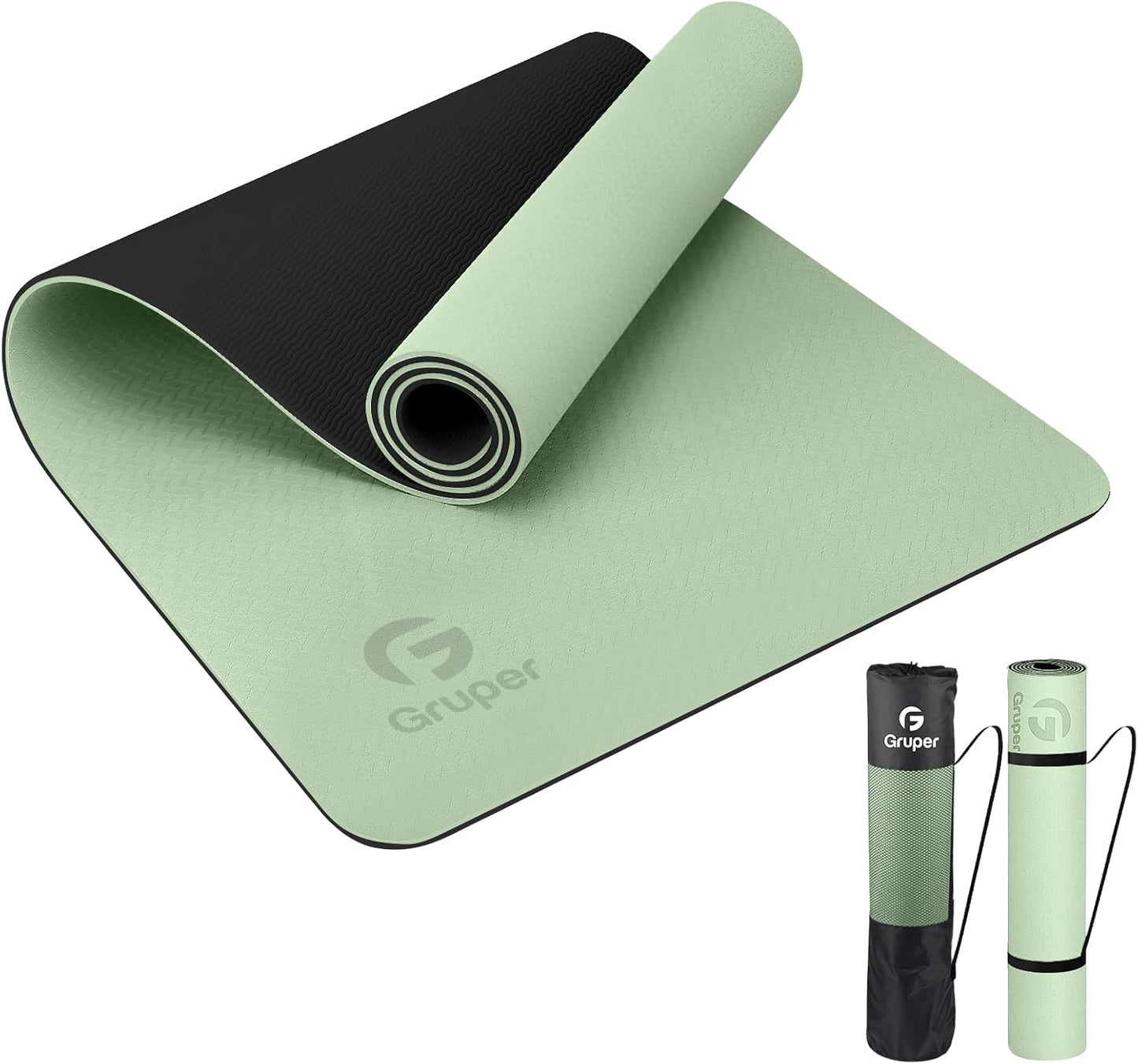 Non-Slip Yoga Mat – Eco-Friendly Fitness Mat with Carrying Strap