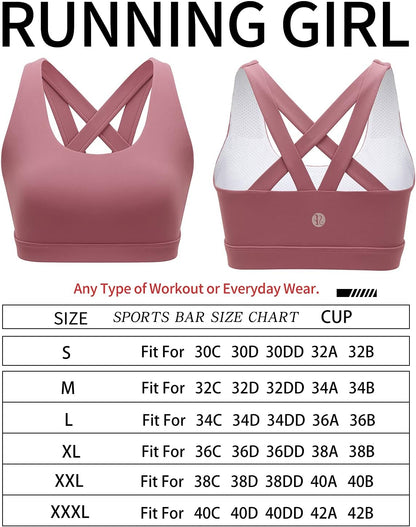 RUNNING GIRL Women’s Sports Bra