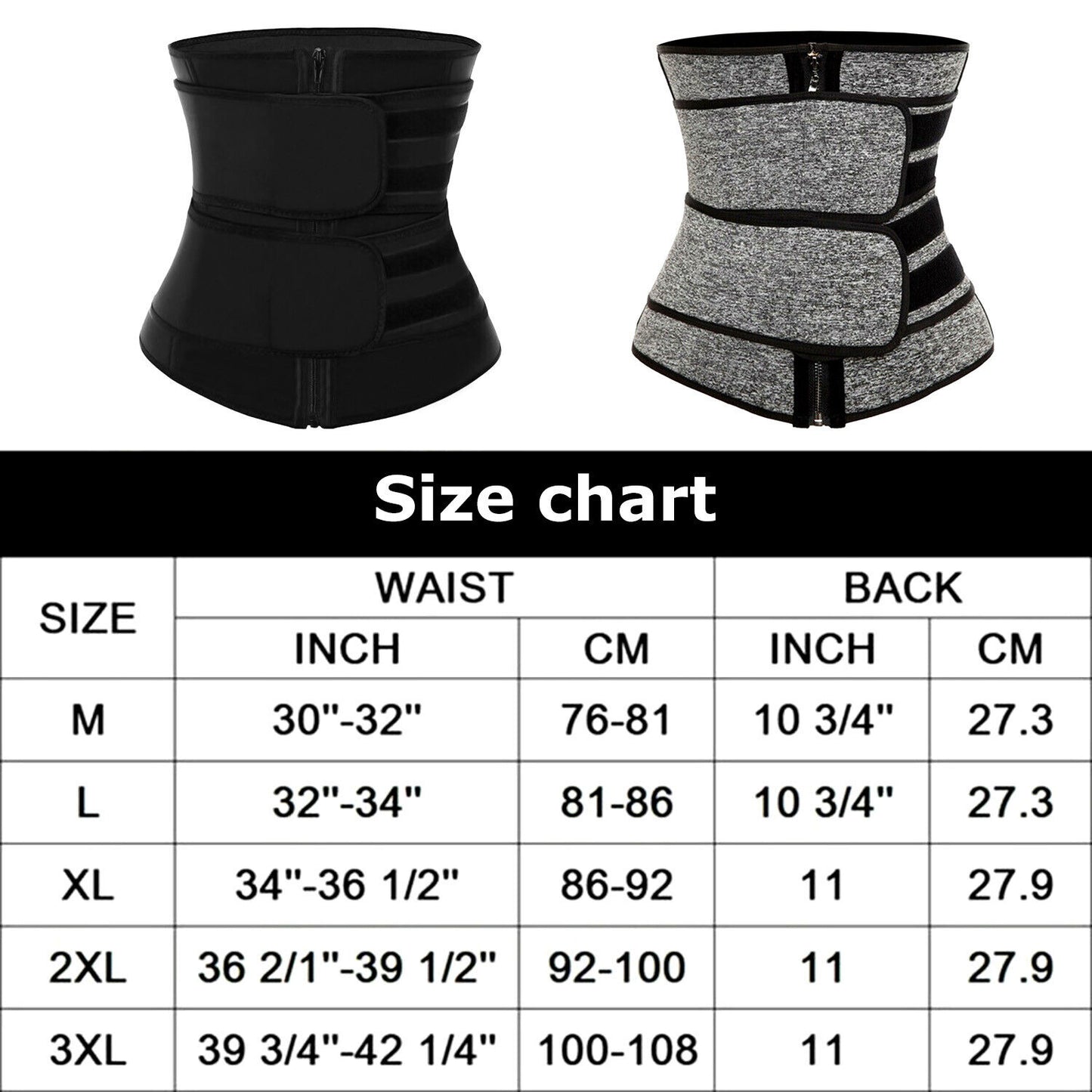 Women’s Waist Trainer Neoprene Belt – Sauna Sweat Body Shaper