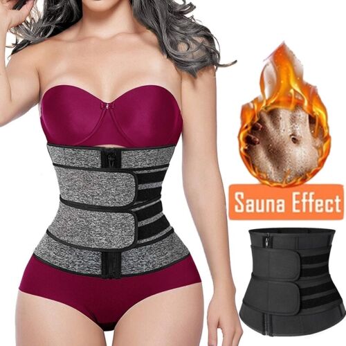 Women’s Waist Trainer Neoprene Belt – Sauna Sweat Body Shaper